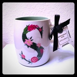 Monogram Coffee Mug 14.5 Fl oz- Letter S